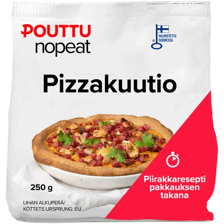 Pouttu Nopeat Pizzakuutio 250g pussi