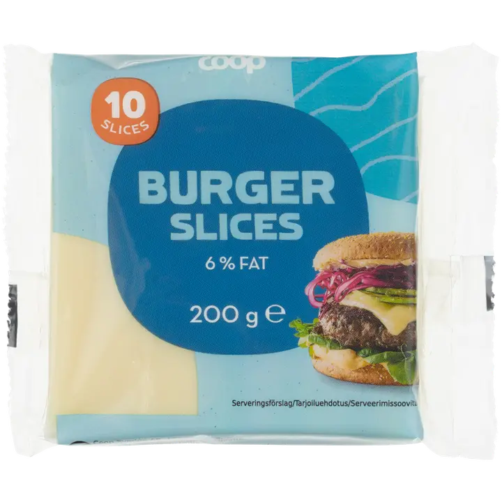 Coop sulatejuustoviipaleet 6 % 200 g