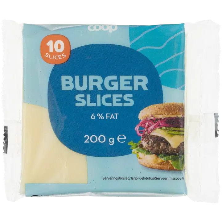 Coop sulatejuustoviipaleet 6 % 200 g