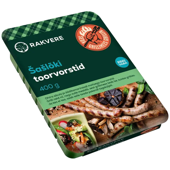 Rakvere Šašlõki Toorvorstid 400G