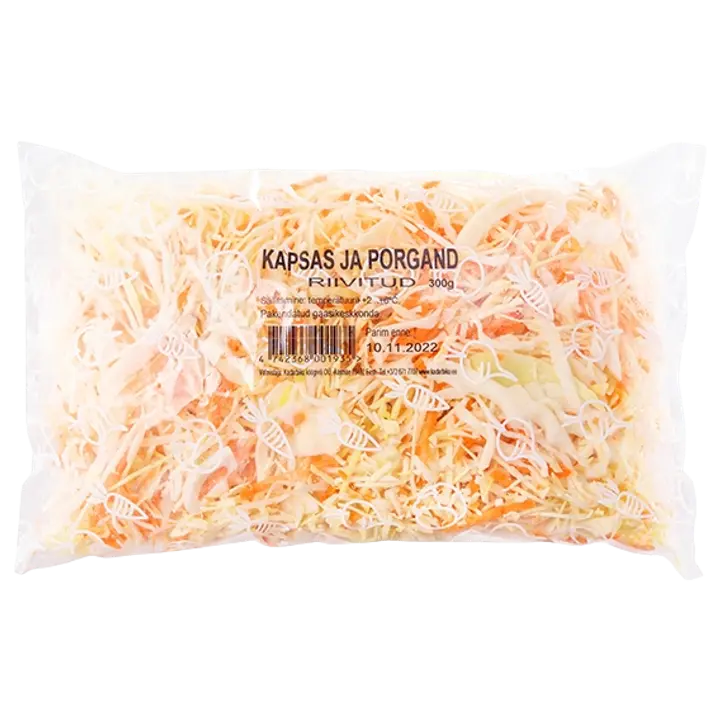 Riivitud kapsas ja porgand 300g Kadarbiku