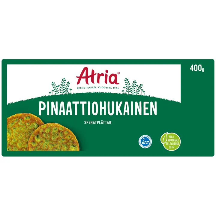 Atria Pinaattiohukainen 400g