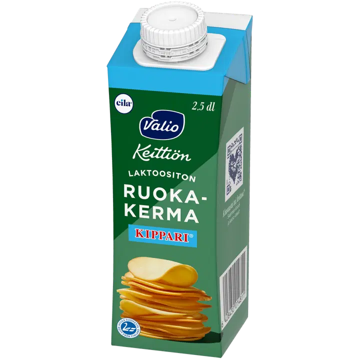 Valio Keittiön ruokakerma Kippari® savujuusto UHT laktoositon 2,5 dl