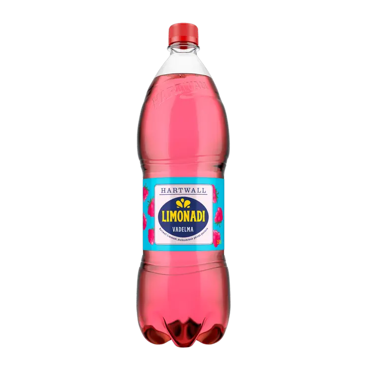 Hartwall Limonadi Vadelma virvoitusjuoma 1,5 l
