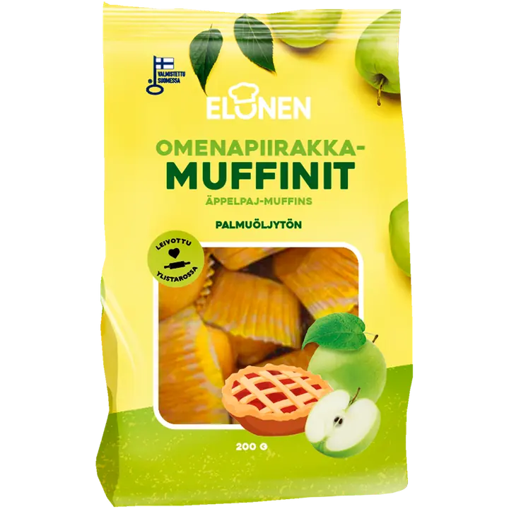Elonen õunakoogimaitselised muffinid 200 g