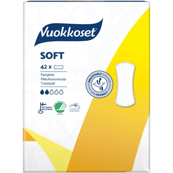 Vuokkoset Soft pikkuhousunsuoja 42 kpl