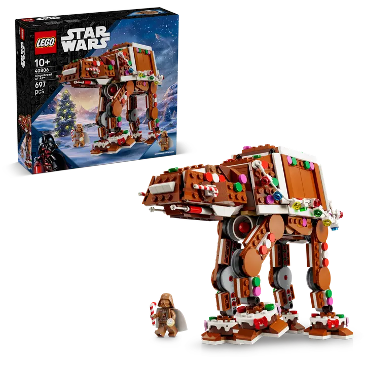 LEGO Seasons and Occasions 40806 AT-AT-talsija piparkakkuasussa