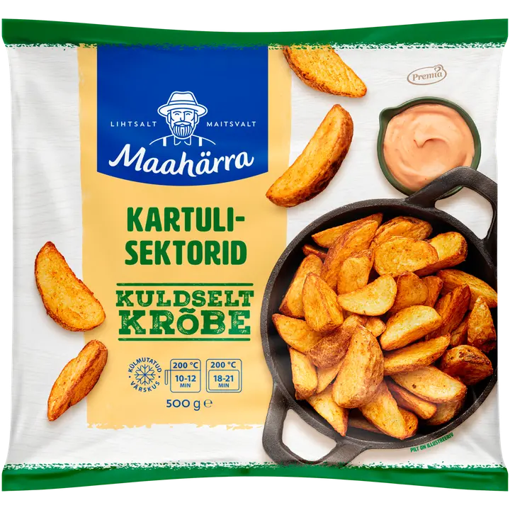 Maahärra kartulisektorid maitsestatud 500g