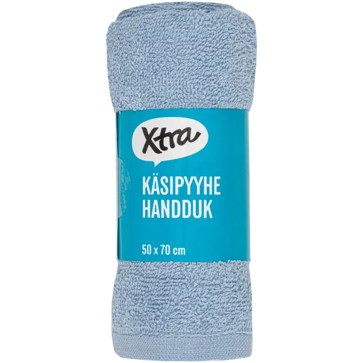 Xtra käsipyyhe Anna 50x70 cm vaaleansininen