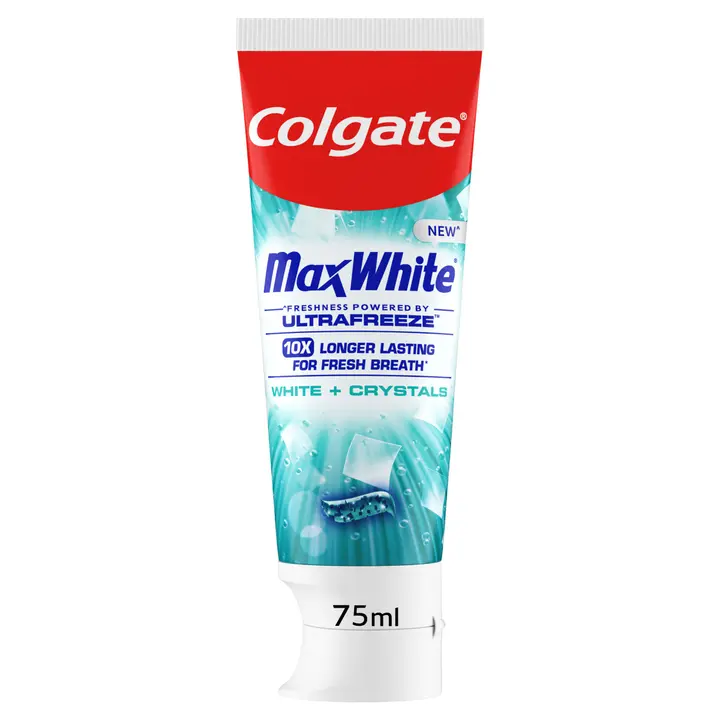 Colgate Max White White + Crystals hammastahna 75 ml