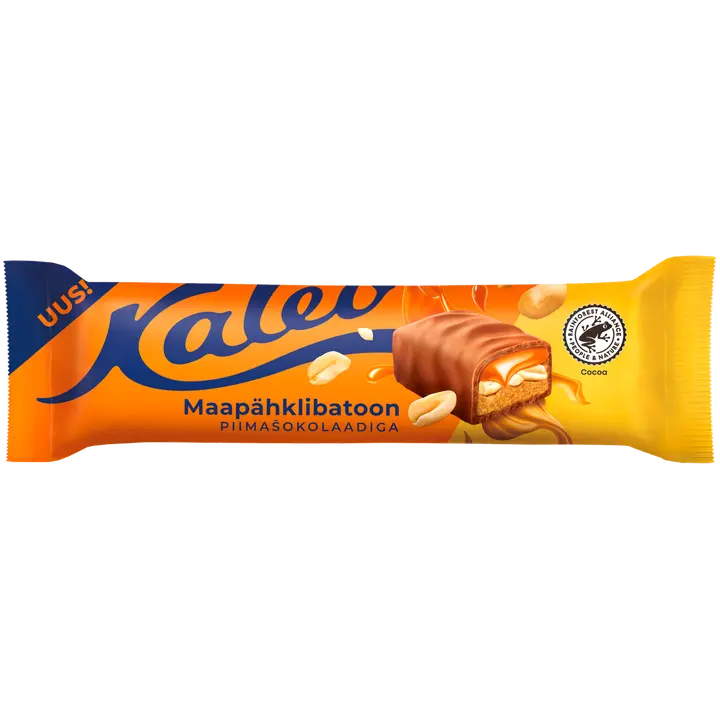 Kalev maapähklibatoon karamelliga piimašokolaadis 50g