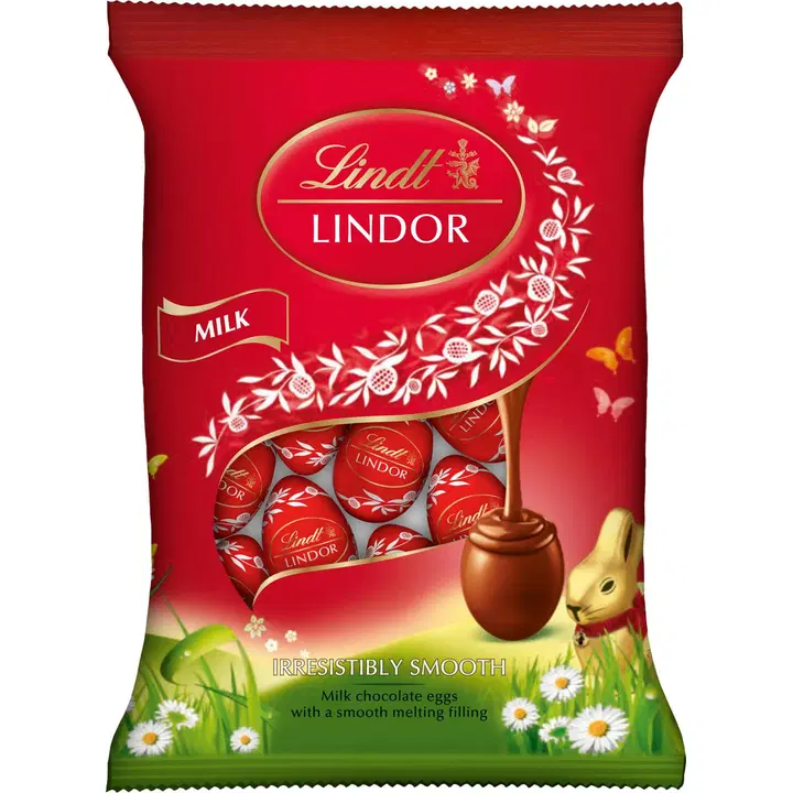 Lindt Lindor minimunat maitosuklaa täyte 90g