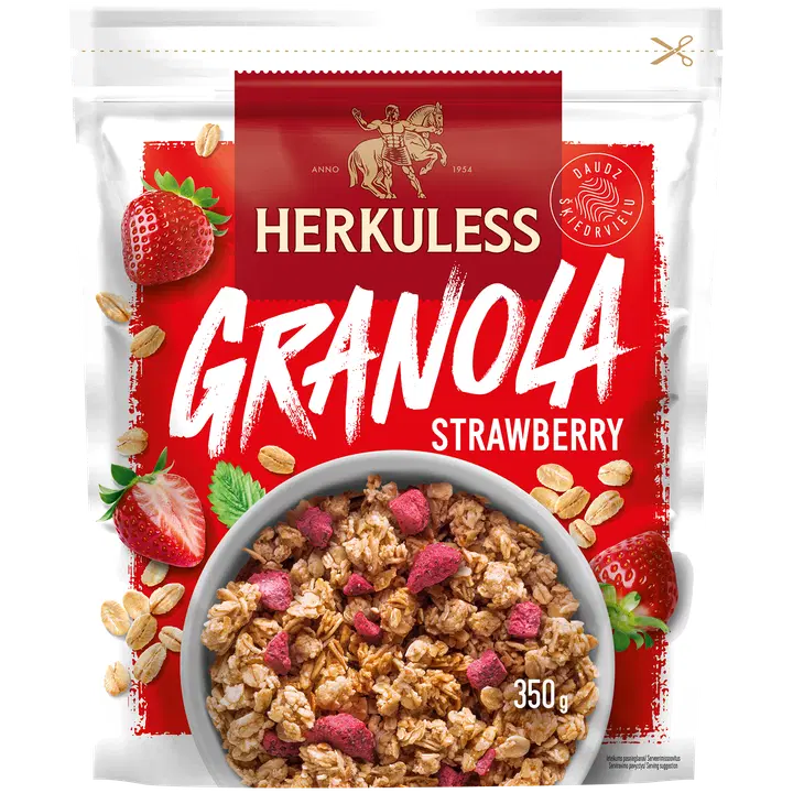 Herkuless granola maasika müsli 350g