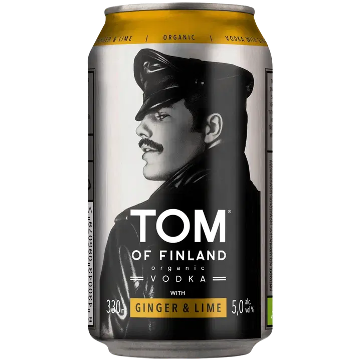 Tom Of Finland Organic Ginger & Lime 5,0% 0,33 L juomasekoitus