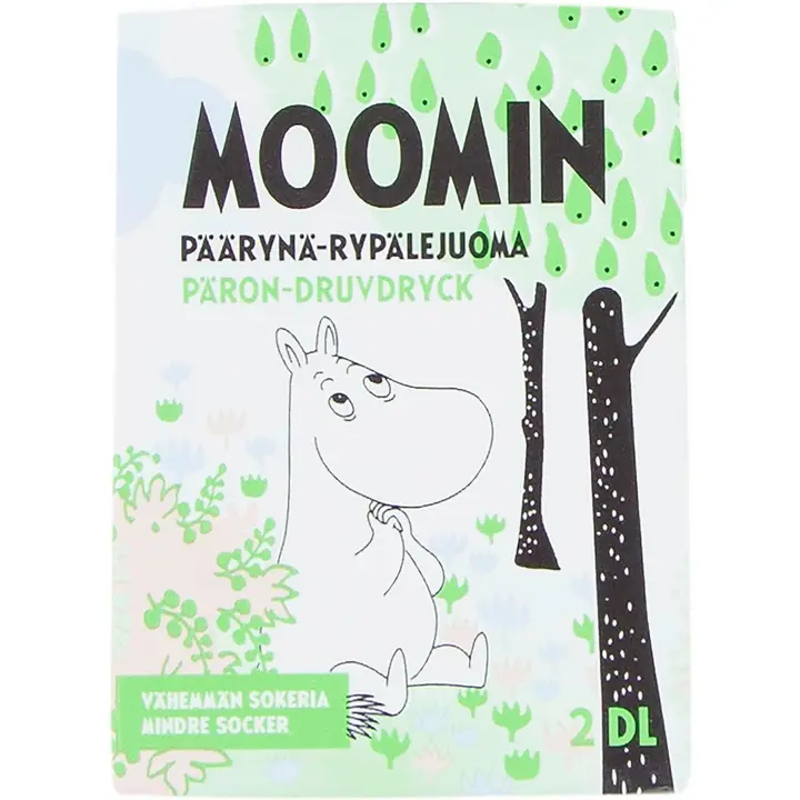 Moomin 2dl päärynä-rypälejuoma