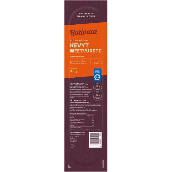 Kotivara Kevyt meetvursti 350 g