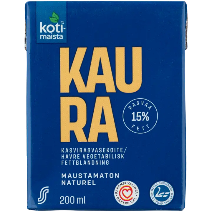 Kotimaista Kaurakasvisrasvasekoite 15%