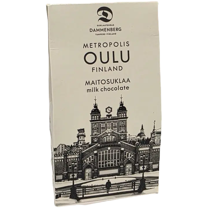 Dammenberg soijaton Oulu maitosuklaanappi 43% 55g