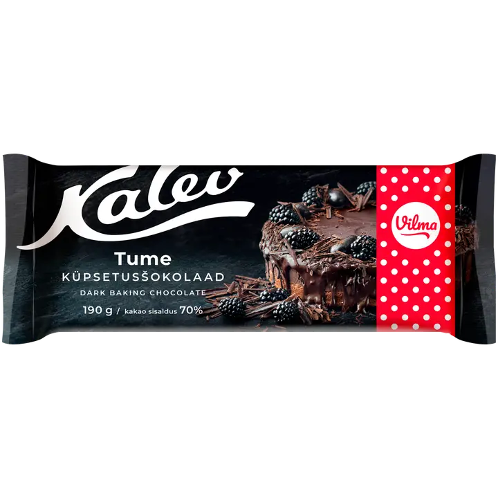 Vilma küpsetusšokolaad tume 70% 190g