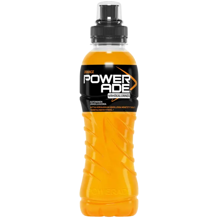 Powerade Orange appelsiini urheilujuoma muovipullo 0.5 L