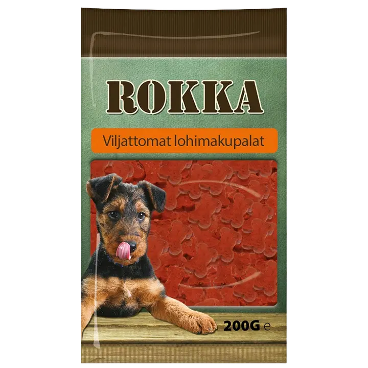 Rokka Viljattomat lohimakupalat, 200 g