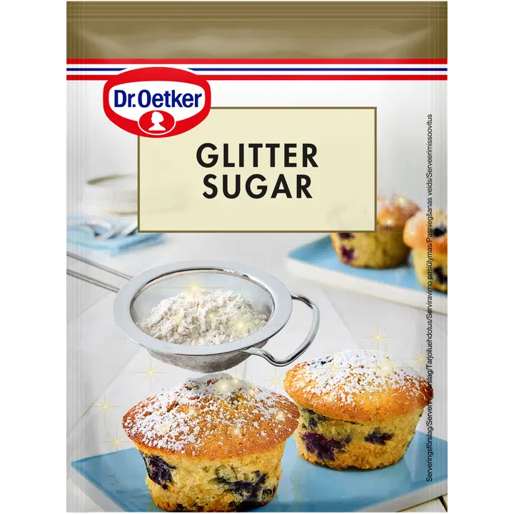 Dr. Oetker Glitter Sugar -kimalteleva tomusokeri 60g