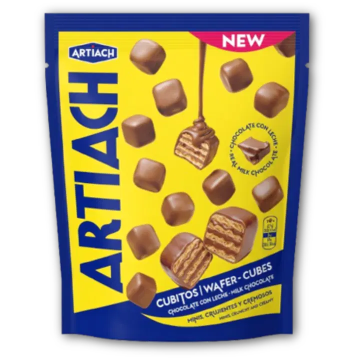 Artiach 110g Cubes maitosuklaavohveli