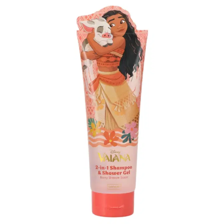 Disney Assortment 2ass Shower Gel 250ml Shaped Tube Vaiana