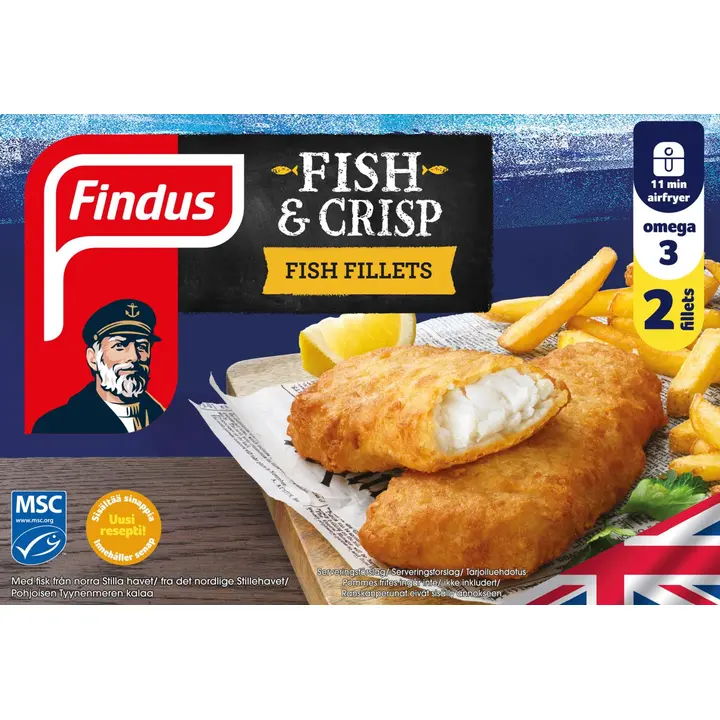 Findus Fish & Crisp kalafileet 200g