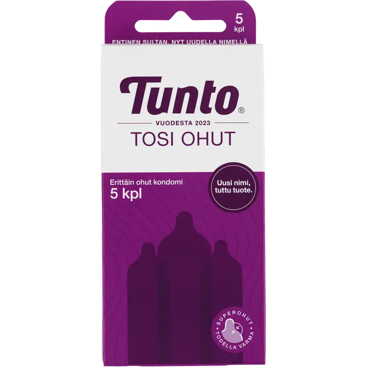 Tunto Tosi Ohut superohut kondomi 5kpl