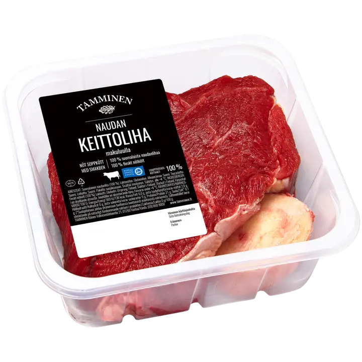 Tamminen naudan keittoliha makuluulla n700g
