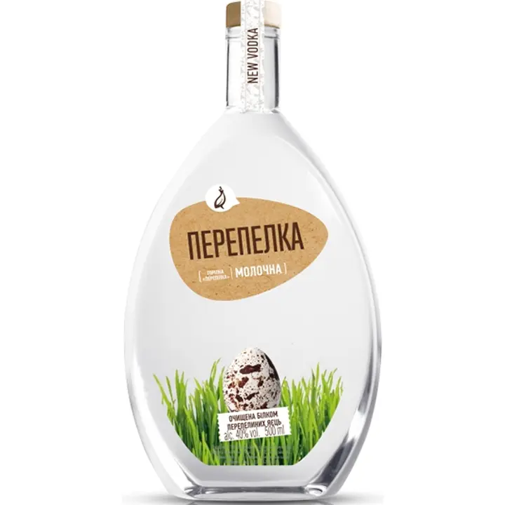 Perepelka Molochna vodka 40%vol 500ml