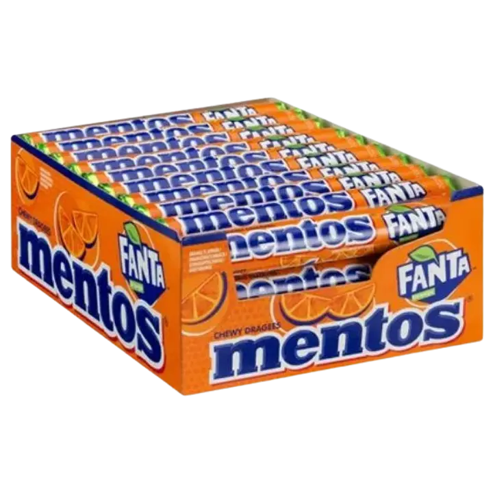 Mentos Fanta Orange nätsukomm 37,5g
