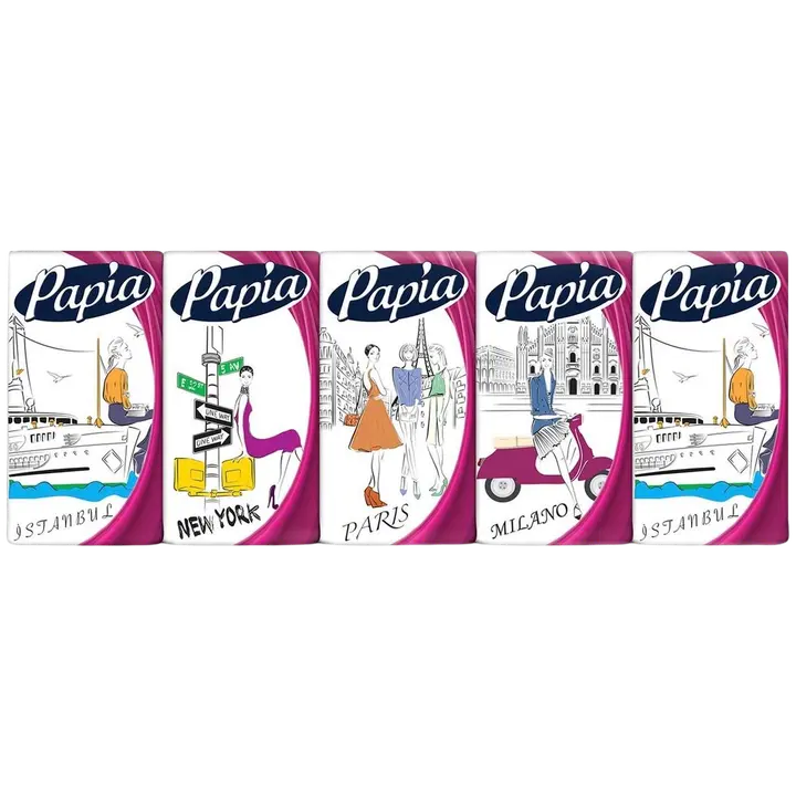 Pabertaskurätikud Papia 4-kihiline 10x10tk