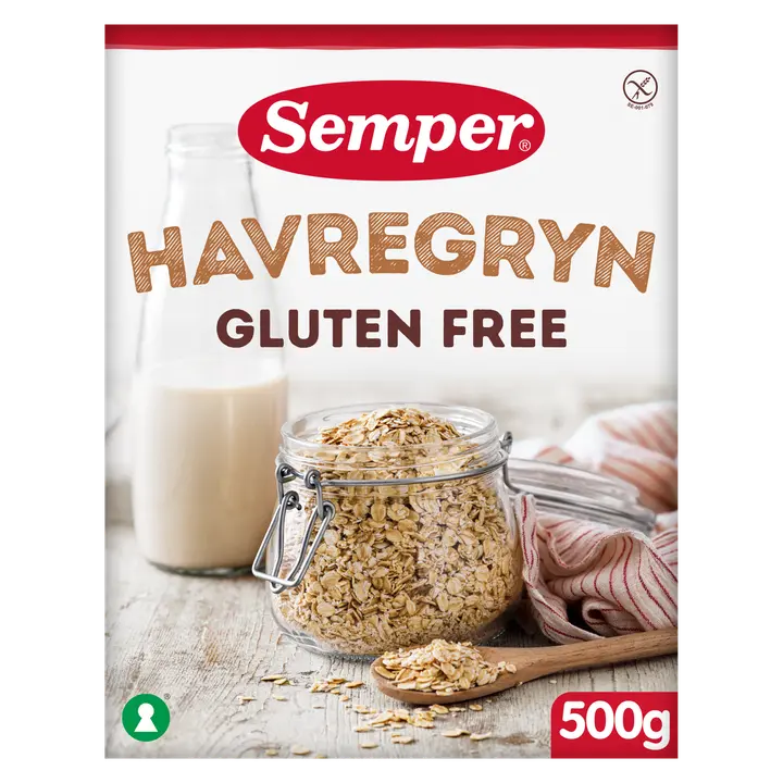 Semper Gluteeniton Kaurahiutale 500g