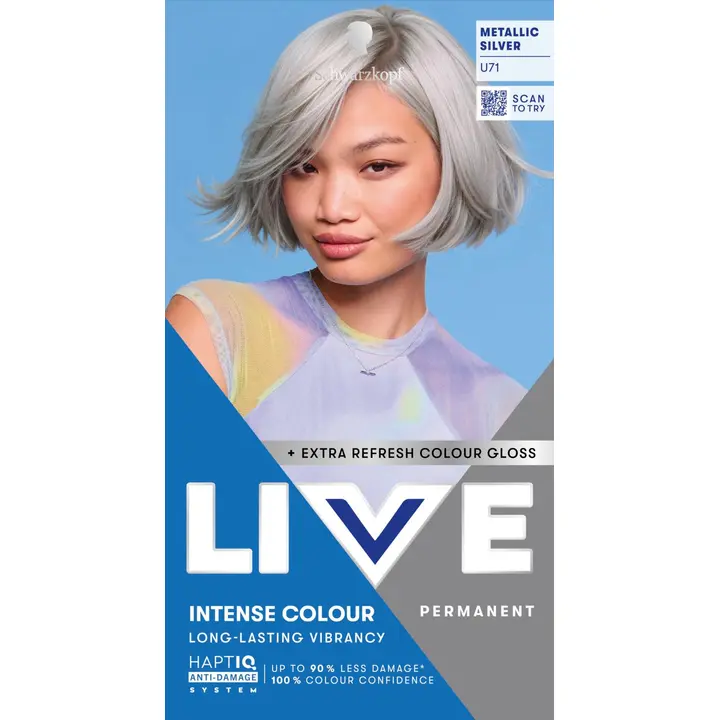 Live püsivärv U71 hõbedane metallik