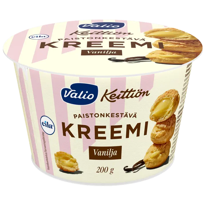 Valio Keittiön vaniljakreemi 200 g laktoositon