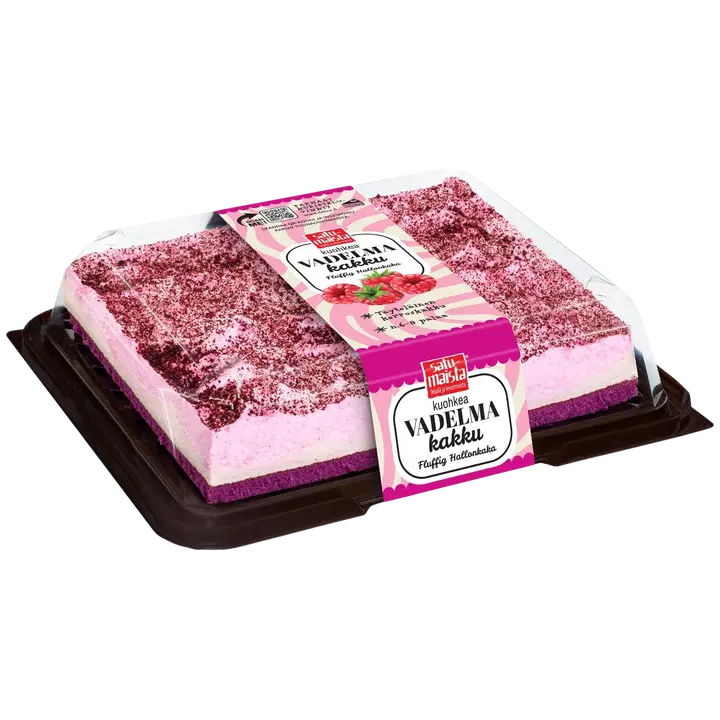 Satumaista Vadelmakakku 650g
