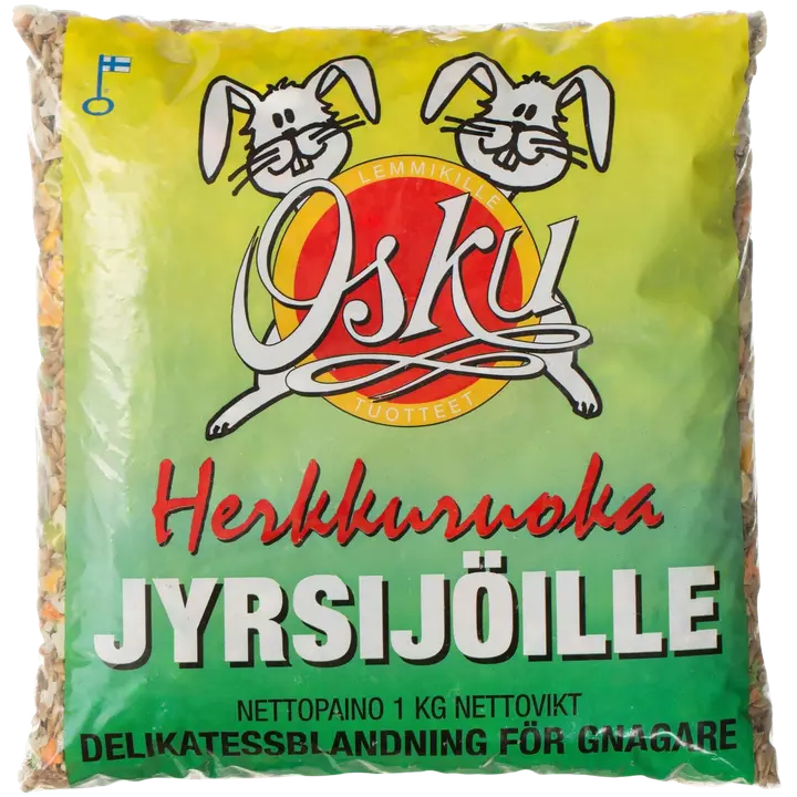 Osku 1kg herkkuruoka jyrsijöille