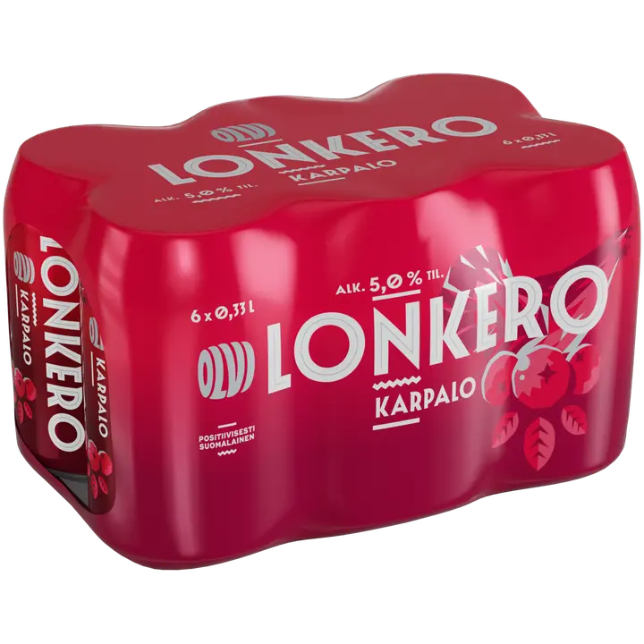 6xOLVI Karpalolonkero 5,0 % 0,33 l tlk