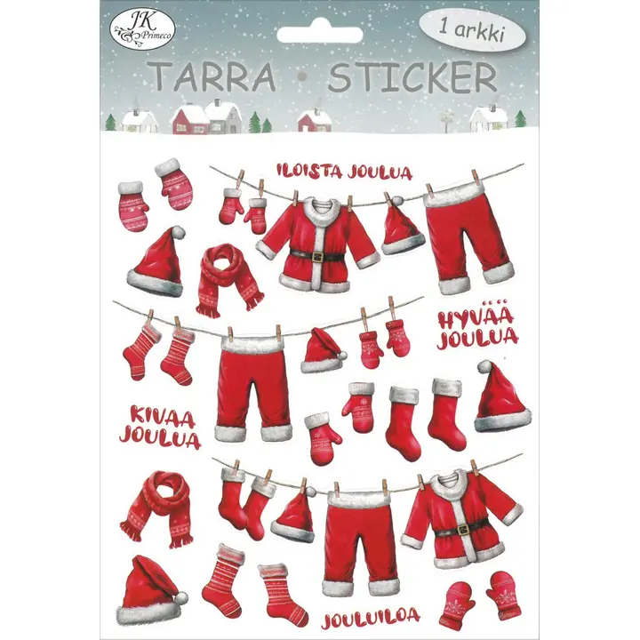 J.K. Primeco tarra-arkki Jouluasut