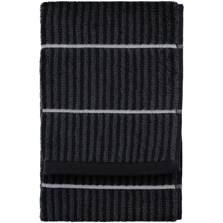 Finlayson käsipyyhe Ruoko 50x70 musta-harmaa