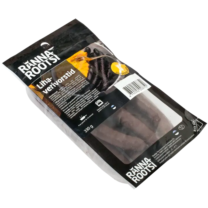 Rannarootsi Lihaverivorst 330G (Gluteenivaba)