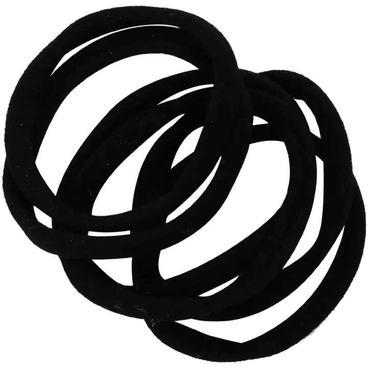 Raffini supersoft hiuslenkki 6kpl musta