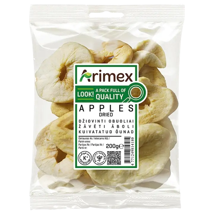 Arimex kuivatatud õunarõngad 200 g