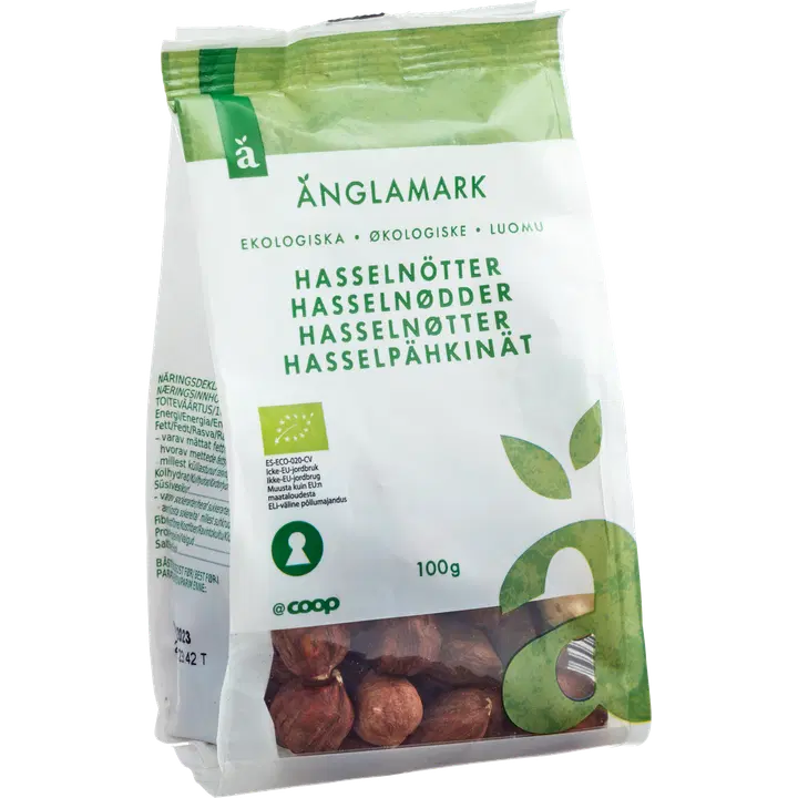 Änglamark hasselpähkinä luomu 100 g