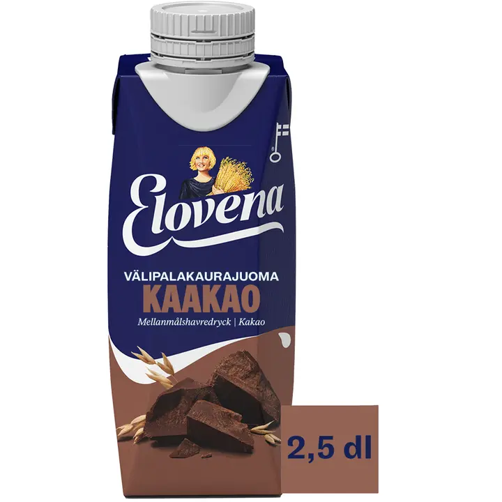 Elovena 2,5dl kaakao välipalakaurajuoma