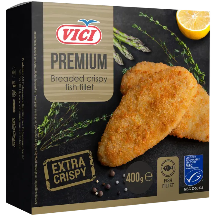 Kalafilee krõbedas paneeringus 400g