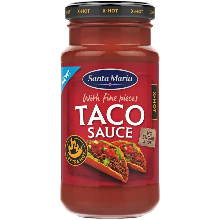 Santa Maria Taco Sauce X-hot, extratulinen tacokastike 230 g