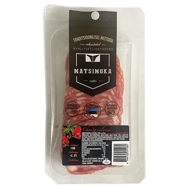 Matsimoka Chorizo Viilutatud 110 G